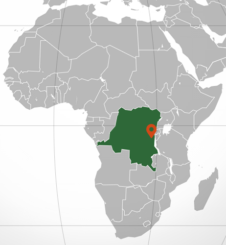 DRC in Africa
