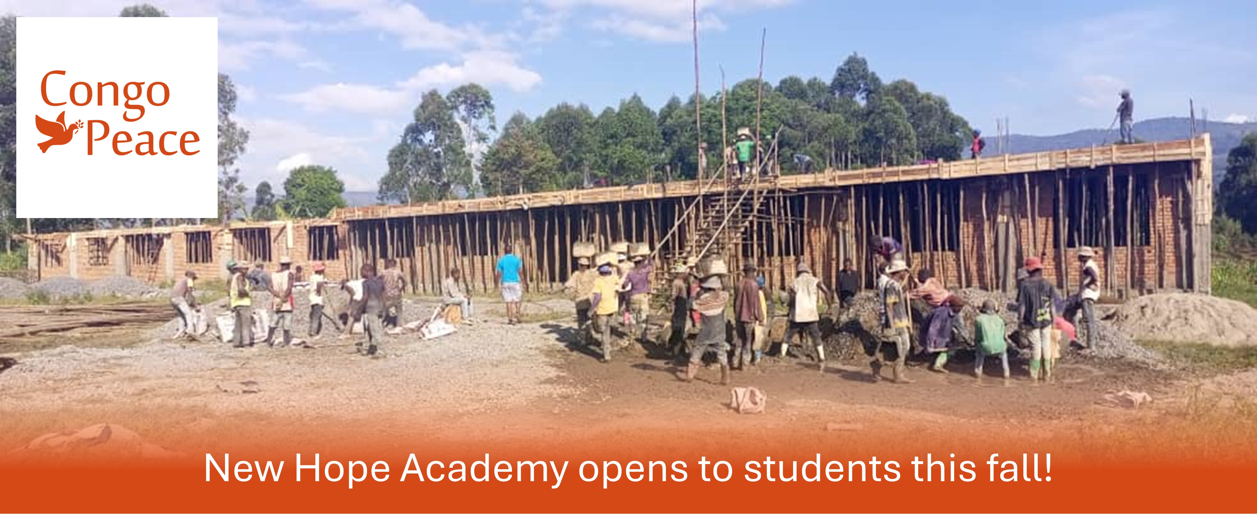 Vocational School in Bukavu under construction